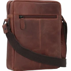Jack Kinsky Umhängetaschen<Risör Umhängetasche Leder 20 cm cognac