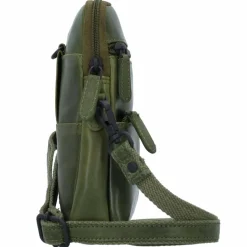 Jack Kinsky Umhängetaschen<Risör Umhängetasche Leder 15.5 cm grün