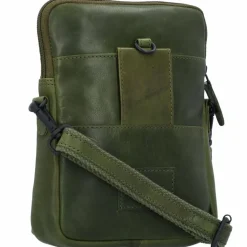 Jack Kinsky Umhängetaschen<Risör Umhängetasche Leder 15.5 cm grün
