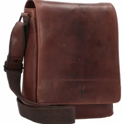 Jack Kinsky Umhängetaschen<Risör Umhängetasche Leder 20 cm cognac