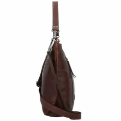 Hot Jack Kinsky Schultertasche Leder 33 cm mokka
