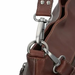 Hot Jack Kinsky Schultertasche Leder 33 cm mokka