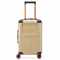 Jeep 4-Rollen Kabinentrolleys|Hartgepäck<JH002B 4 Rollen Kabinentrolley XL 55 cm mit Dehnfalte warm sand