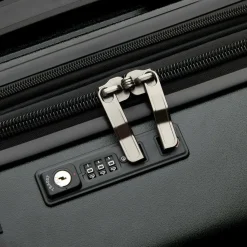 Jeep 4-Rollen Koffer|Hartgepäck<JH002B 4 Rollen Trolley 80 cm mit Dehnfalte black