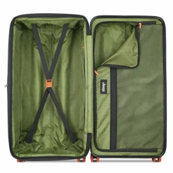 Jeep 4-Rollen Koffer|Hartgepäck<JH002B 4 Rollen Trolley 80 cm mit Dehnfalte black