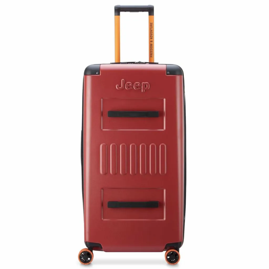 Hot Jeep JH002B 4 Rollen Trolley 80 cm mit Dehnfalte chili pepper red