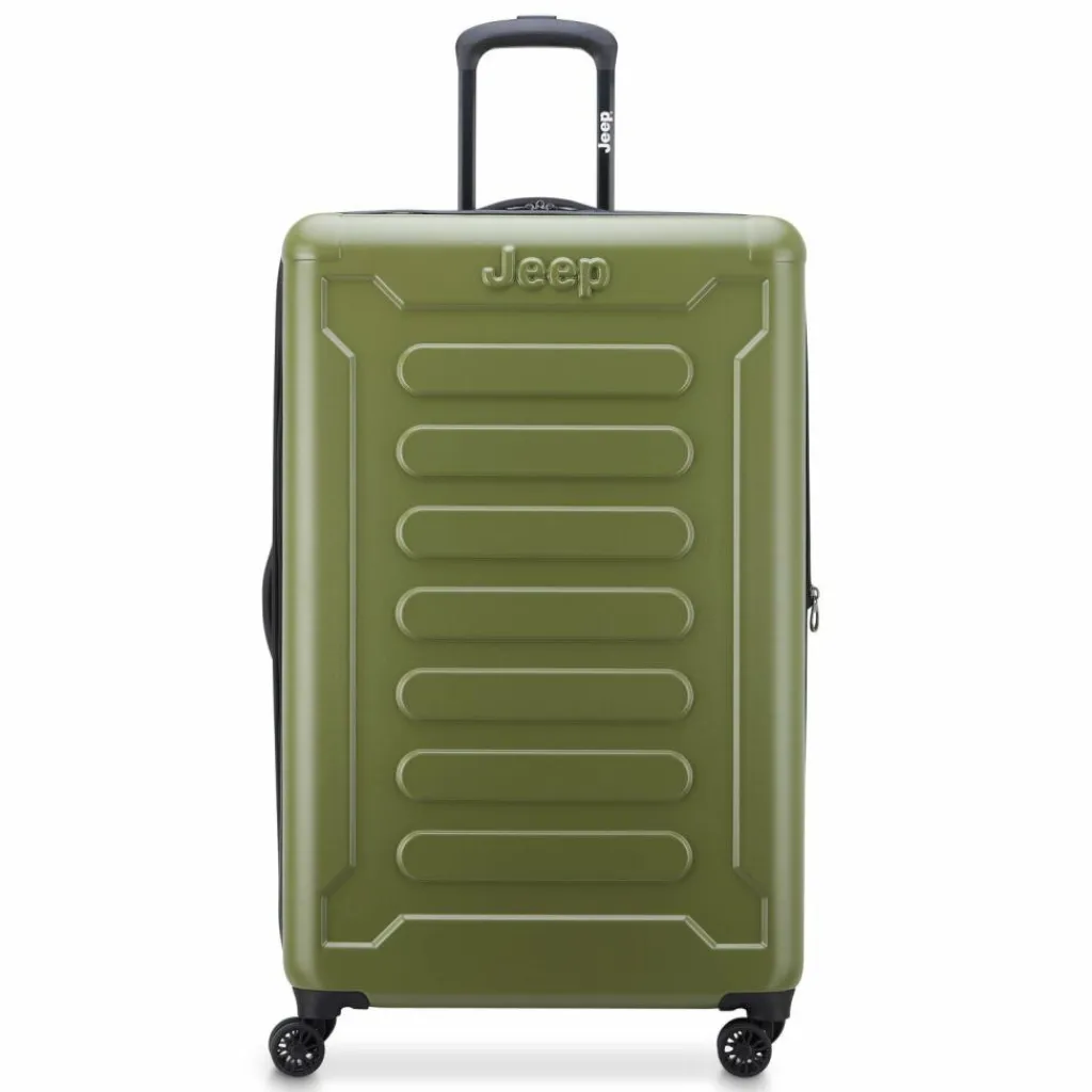 Jeep Hartgepäck|4-Rollen Koffer<JH004C 4 Rollen Trolley 80 cm mit Dehnfalte avocade green