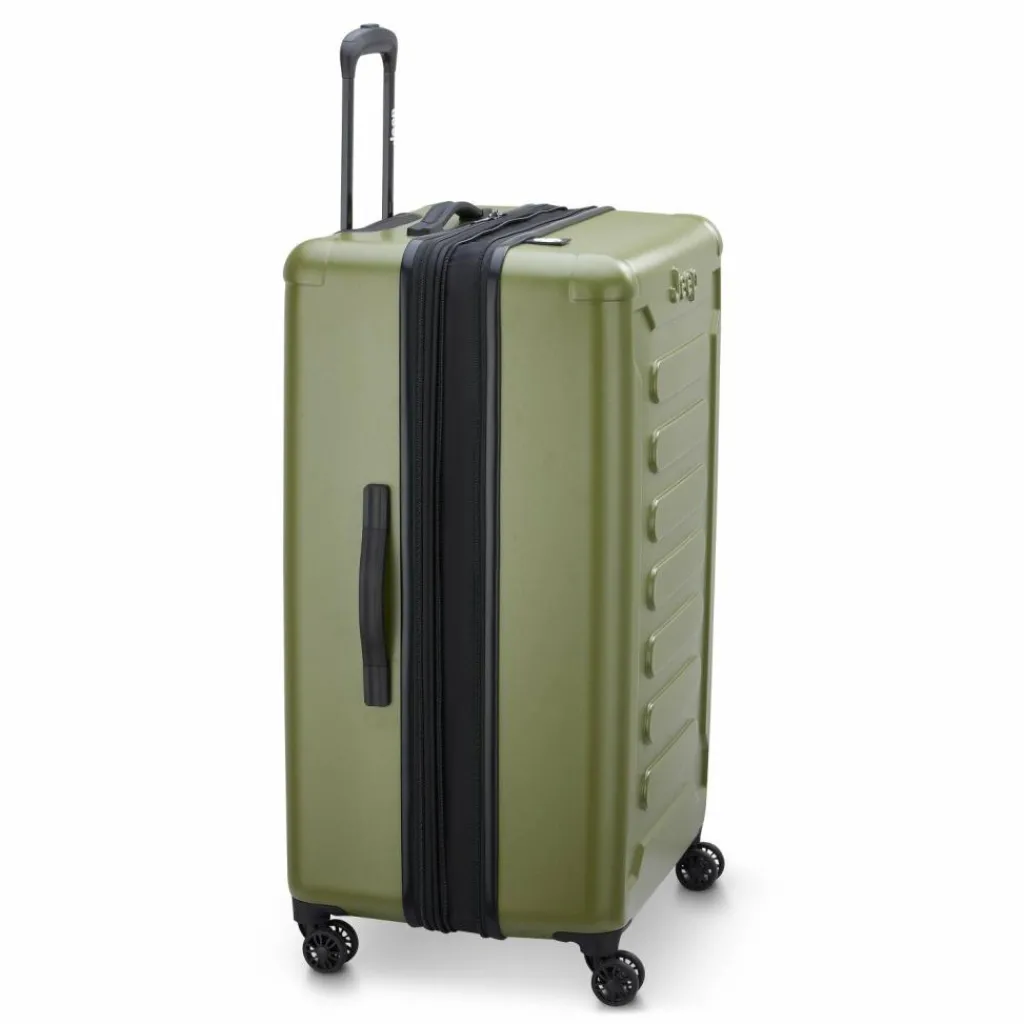 Jeep Hartgepäck|4-Rollen Koffer<JH004C 4 Rollen Trolley 80 cm mit Dehnfalte avocade green