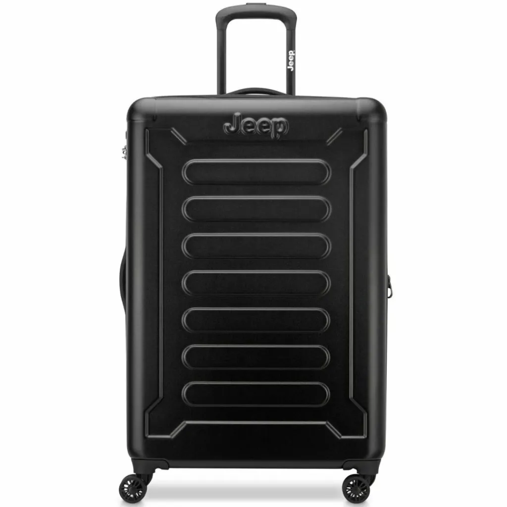 Outlet Jeep JH004C 4 Rollen Trolley 75 cm mit Dehnfalte black