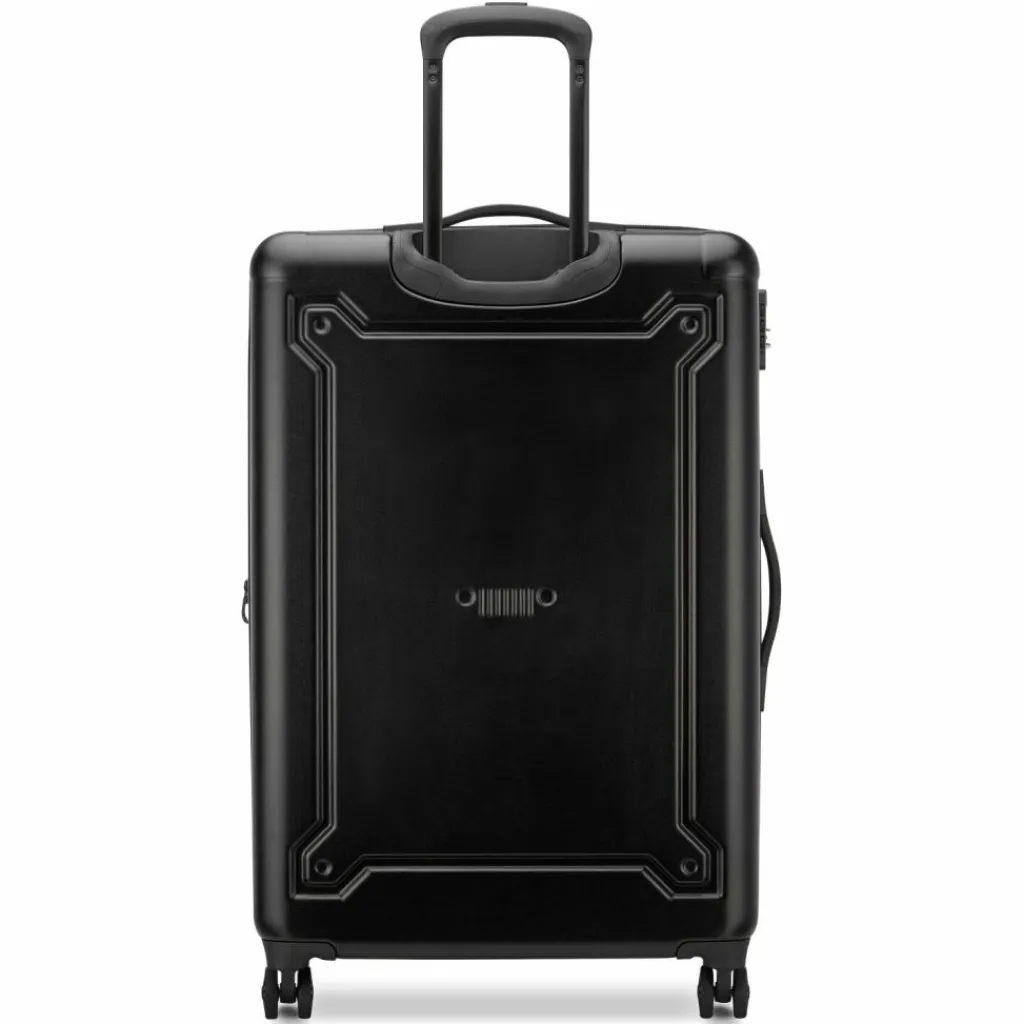 Outlet Jeep JH004C 4 Rollen Trolley 75 cm mit Dehnfalte black