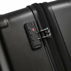 Outlet Jeep JH004C 4 Rollen Trolley 75 cm mit Dehnfalte black