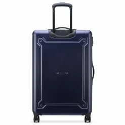 Jeep 4-Rollen Koffer|Hartgepäck<JH004C 4 Rollen Trolley 75 cm mit Dehnfalte blue