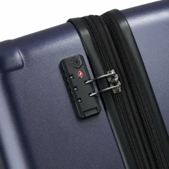 Jeep 4-Rollen Koffer|Hartgepäck<JH004C 4 Rollen Trolley 75 cm mit Dehnfalte blue