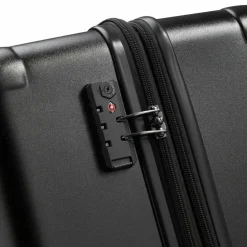 Discount Jeep JH004C 4 Rollen Trolley 80 cm mit Dehnfalte black