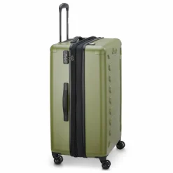 Best Jeep JH004C 4 Rollen Trolley 75 cm mit Dehnfalte avocade green