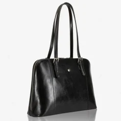 Sale Jekyll & Hide Madrid Schultertasche RFID Schutz Leder 39 cm Laptopfach black