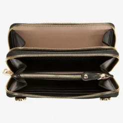 Jekyll & Hide Abendtaschen & Clutches<Verona Clutch Geldbörse RFID Schutz Leder 19 cm black