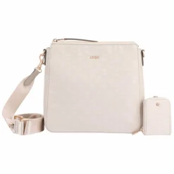 Hot Joop! Collana Tessuto collana tessuto Umhängetasche 27 cm beige