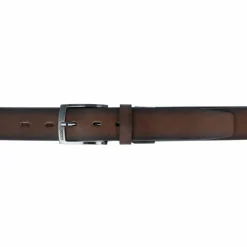 Joop! Herrengürtel<Coll.Belt Gürtel Leder Übergröße grau