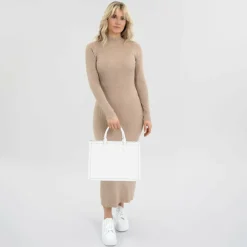 New Joop! decoro stampa Shopper Tasche 36.5 cm weiß