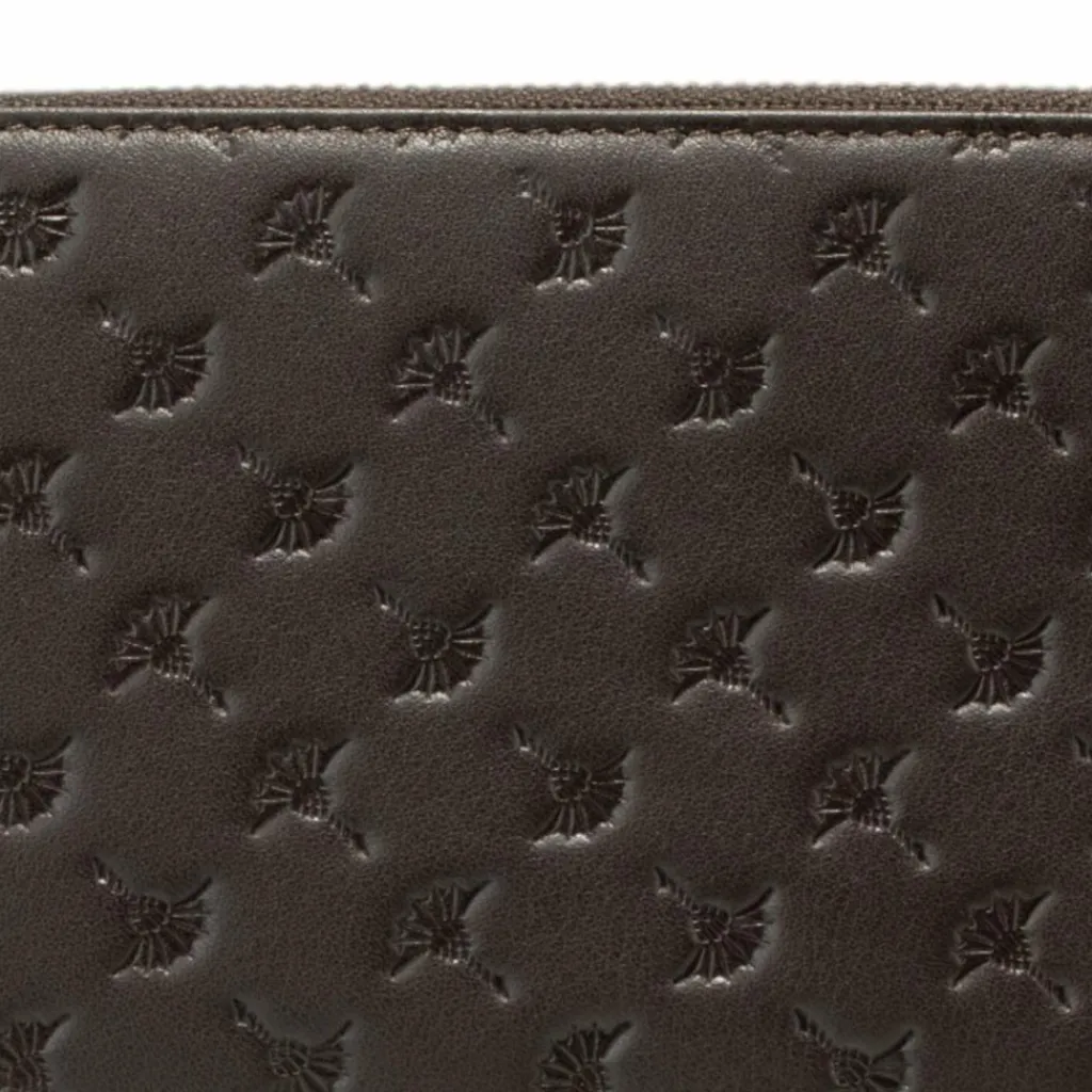 New Joop! Leggero Stampa leggero stampa Geldbörse RFID Schutz Leder 18.5 cm darkbrown