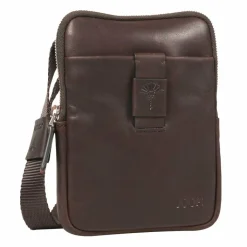 Hot Joop! Loreto Rafael Umhängetasche Leder 14 cm seal brown