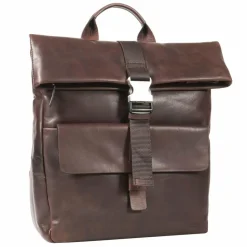 Joop! Lederrucksäcke|Business-Rucksäcke<Loreto Rico Business-Rucksack Leder 39 cm Laptopfach seal brown