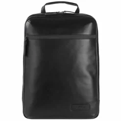 Jost Lederrucksäcke|Daypacks<Aarhus Daypack Leder 42 cm Laptopfach schwarz