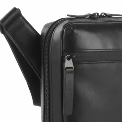 Hot Jost Aarhus Mini Bag Umhängetasche Leder 18 cm schwarz