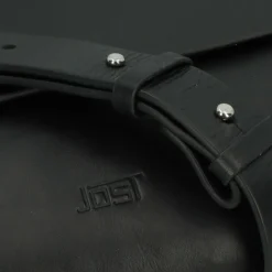 New Jost Arva Umhängetasche Leder 28 cm schwarz