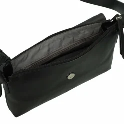 New Jost Arva Umhängetasche Leder 28 cm schwarz