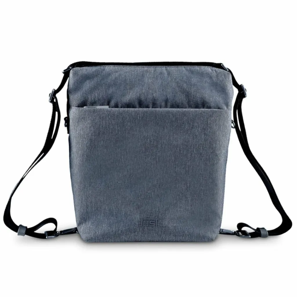 Jost Schultertaschen<Bergen Schultertasche RFID Schutz 25 cm dunkelgrau