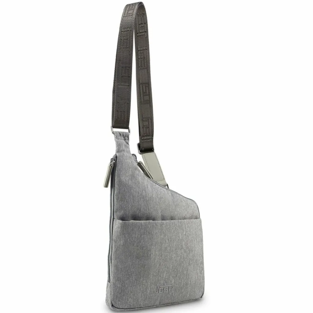 Sale Jost Bergen Umhängetasche RIFD 27 cm hellgrau