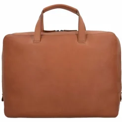 Jost Laptoptaschen|Aktentaschen<Futura Aktentasche Leder 38 cm Laptopfach cognac