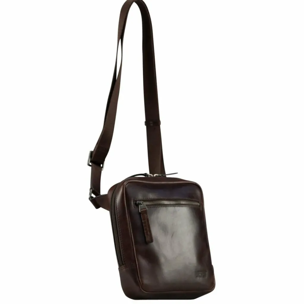 Jost Umhängetaschen<Lund Umhängetasche Leder 22 cm braun