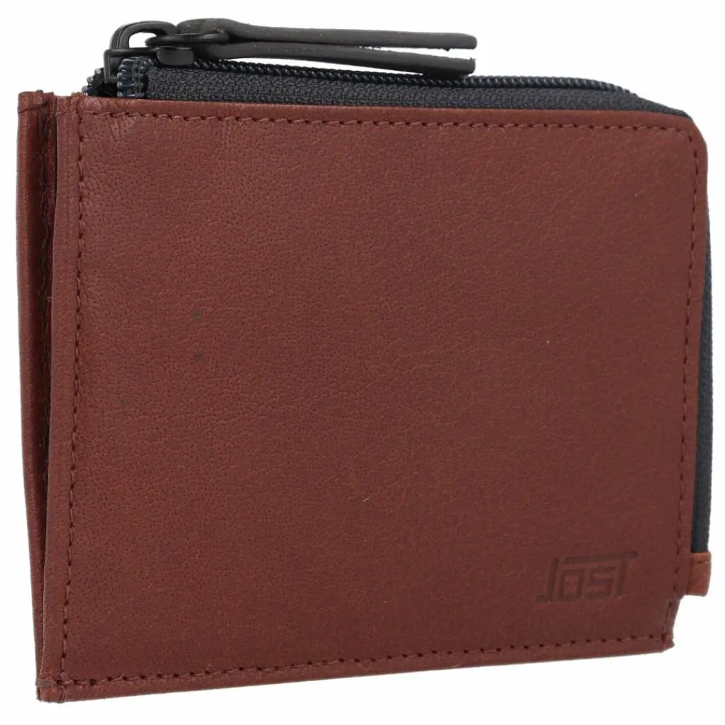 Jost Herrengeldbörsen Querformat<Malmö Geldbörse Leder 12 cm cognac