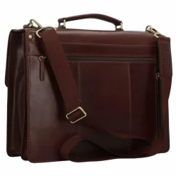 Jost Laptoptaschen|Aktentaschen<Skagen Aktentasche Leder 40 cm Laptopfach redbrown