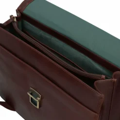 Jost Laptoptaschen|Aktentaschen<Skagen Aktentasche Leder 40 cm Laptopfach redbrown