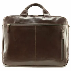 Discount Jost Skagen Aktentasche Leder 40 cm Laptopfach redbrown