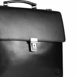 Jost Skagen Aktentasche Leder 40 cm Laptopfach black