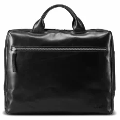 Online Jost Skagen Aktentasche Leder 38 cm Laptopfach black