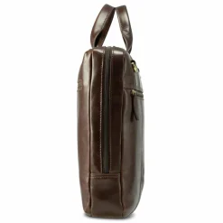 Sale Jost Skagen Aktentasche Leder 38 cm Laptopfach redbrown