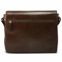 Clearance Jost Skagen Aktentaschen Messenger Leder 38 cm Laptopfach redbrown