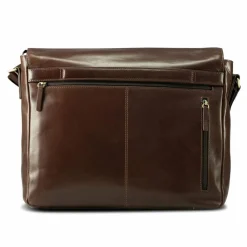 Clearance Jost Skagen Aktentaschen Messenger Leder 38 cm Laptopfach redbrown