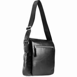 Discount Jost Skagen Aktentaschen Messenger Leder 32 cm Laptopfach black
