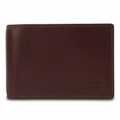Clearance Jost Skagen Geldbörse Leder 10 cm rotbraun