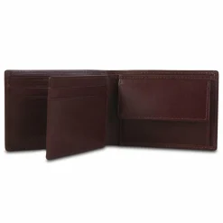 Clearance Jost Skagen Geldbörse Leder 10 cm rotbraun