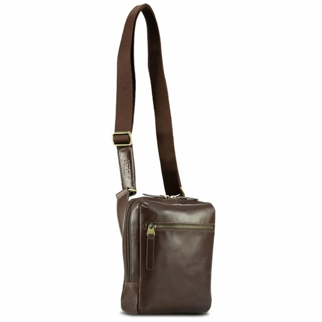 Hot Jost Skagen Umhängetasche Leder 19 cm redbrown