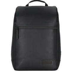 Jost Lederrucksäcke|Business-Rucksäcke<Stockholm Business-Rucksack Leder 44 cm Laptopfach schwarz