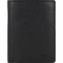 Jost Herrengeldbörsen Hochformat<Stockholm Geldbörse Leder 9.5 cm schwarz